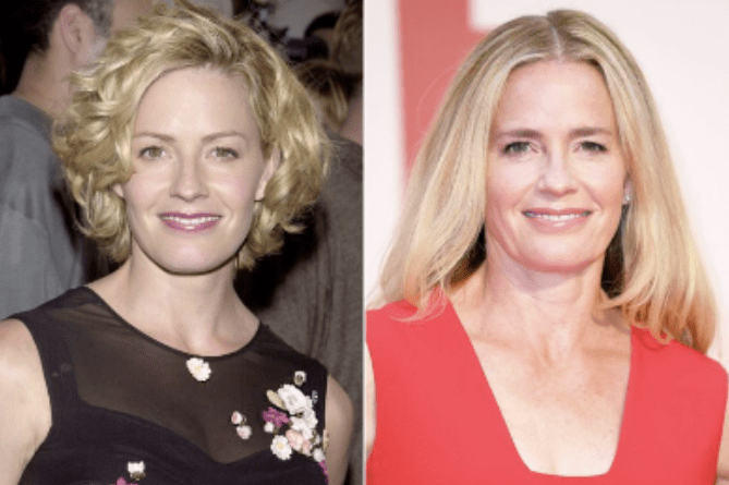 Elisabeth Shue showing off a confident smile